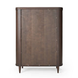 Richmond Modern Brown Rounded Tall Buffet