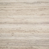 Roma Modern Faux Travertine + Gold Bookcase