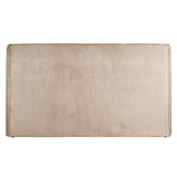 Roma Modern Taupe Microfiber Upholstered Bed