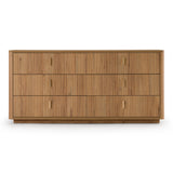 Roma Modern Oak + Gold Dresser