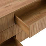 Roma Modern Oak + Gold Dresser