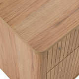 Roma Modern Oak + Gold Dresser