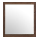 Roma Modern Walnut Mirror