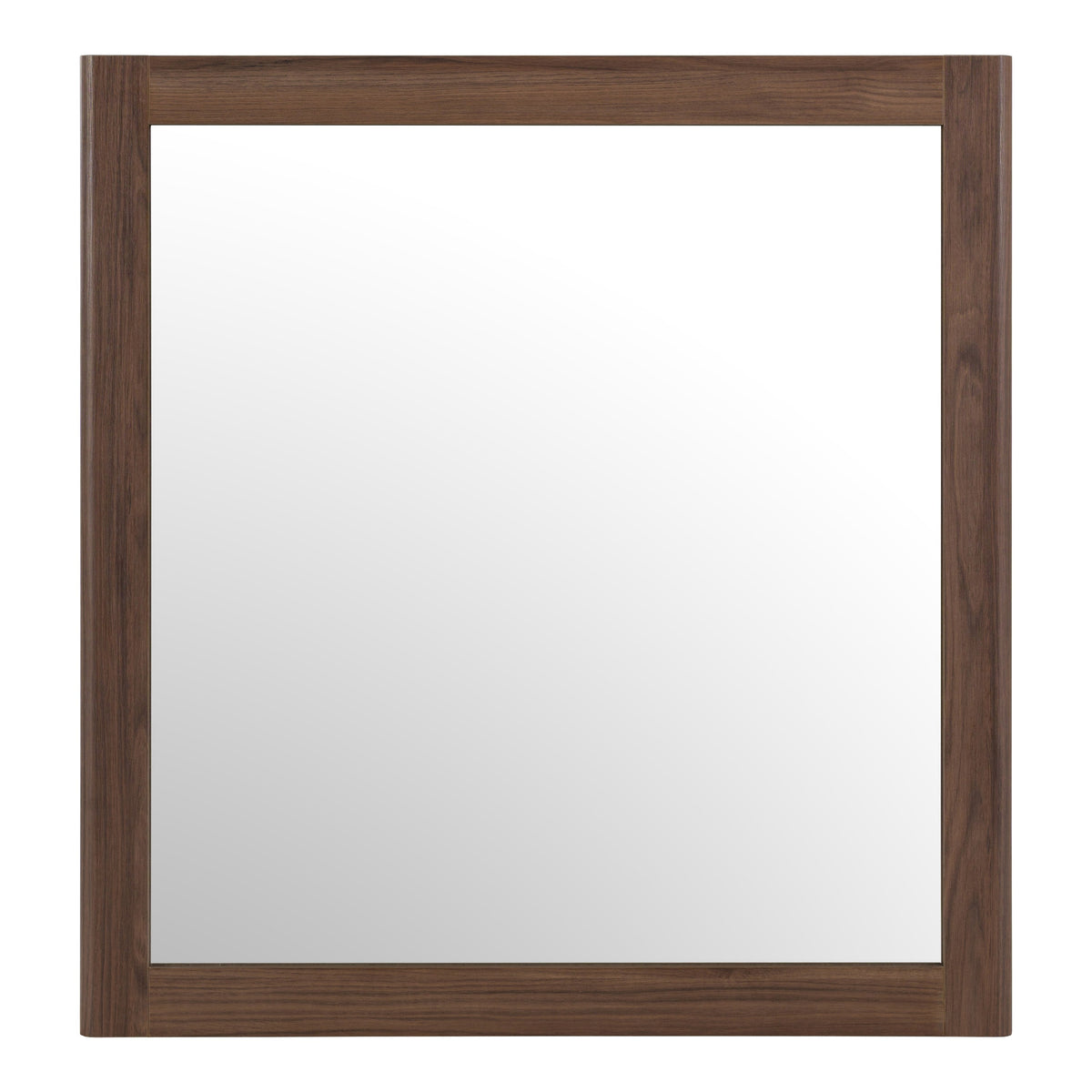 Roma Modern Walnut Mirror