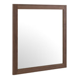Roma Modern Walnut Mirror