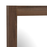 Roma Modern Walnut Mirror