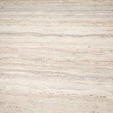 Roma Modern Faux Travertine + Gold Chest