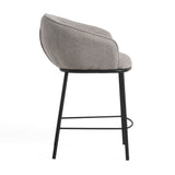 Rumi Modern Grey Counter Stool
