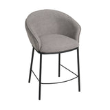 Rumi Modern Grey Counter Stool