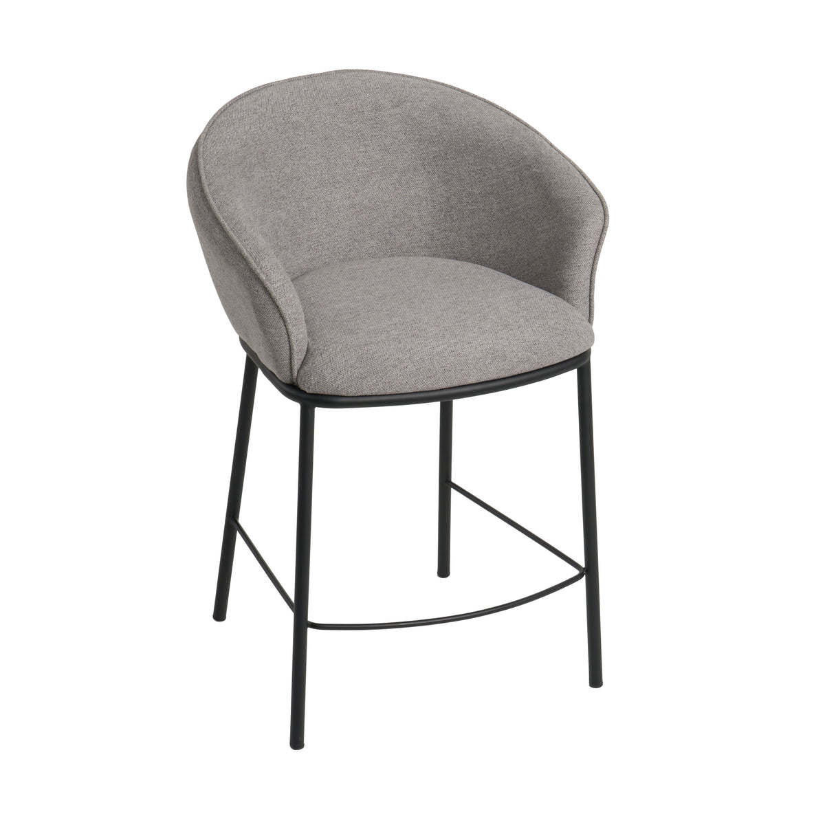 Rumi Modern Grey Counter Stool
