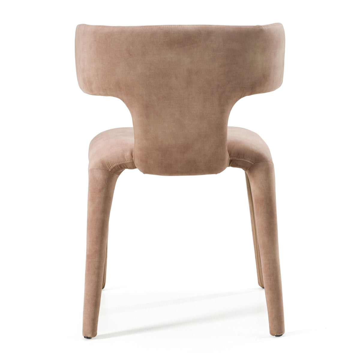 Saehee Modern Brown Velvet Dining Chair