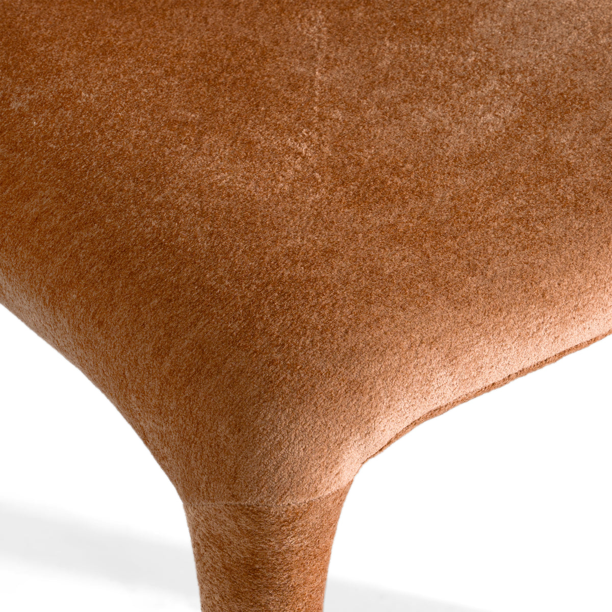 Saehee Modern Rust Velvet Dining Chair