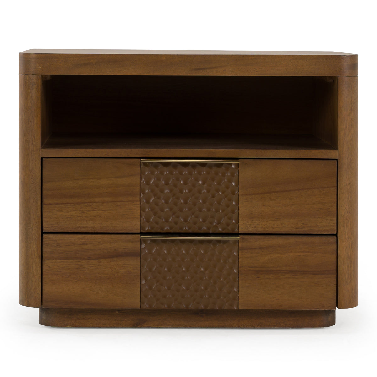 Salazar Modern Acacia Nightstand