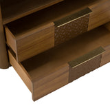 Salazar Modern Acacia Nightstand