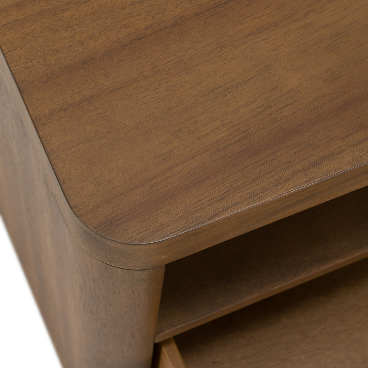 Salazar Modern Acacia Nightstand