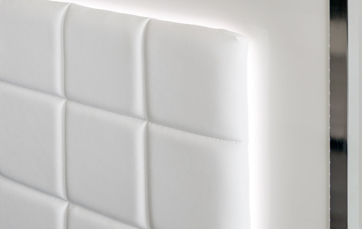 San Marino Modern White Bed