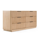 Santa Monica Modern Natural Oak Bedroom Set