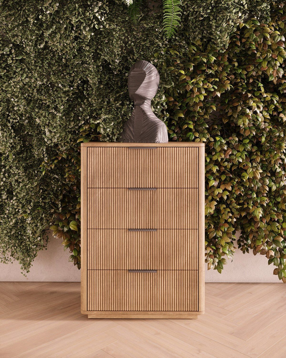 Santa Monica Modern Natural Oak Chest