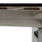 Santiago Modern Rectangular Wood Mosaic Dining Table