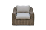 Sapelo Outdoor Beige Wicker Chair