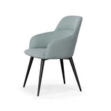 Scranton Modern Teal & Black Dining Chair