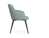 Scranton Modern Teal & Black Dining Chair