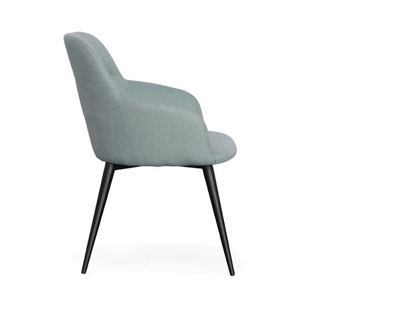 Scranton Modern Teal & Black Dining Chair