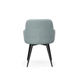 Scranton Modern Teal & Black Dining Chair
