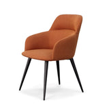 Scranton Modern Orange & Black Dining Chair