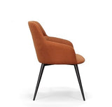 Scranton Modern Orange & Black Dining Chair