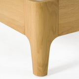 Seattle Modern Natural Oak Bed