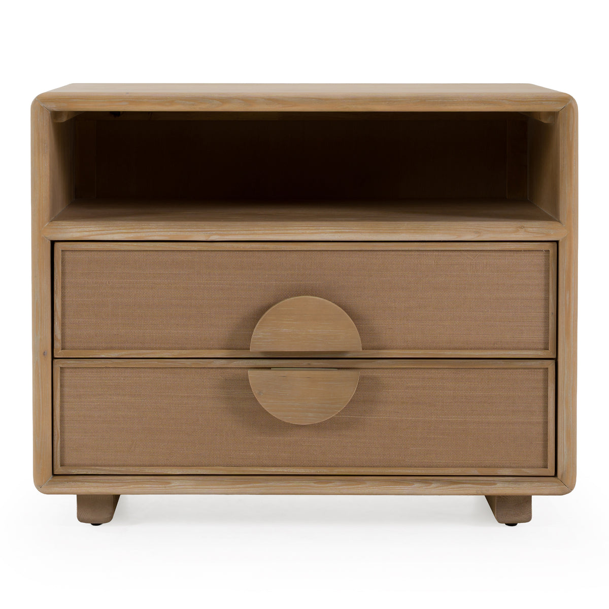 Sergio Modern Natural Oak Nightstand