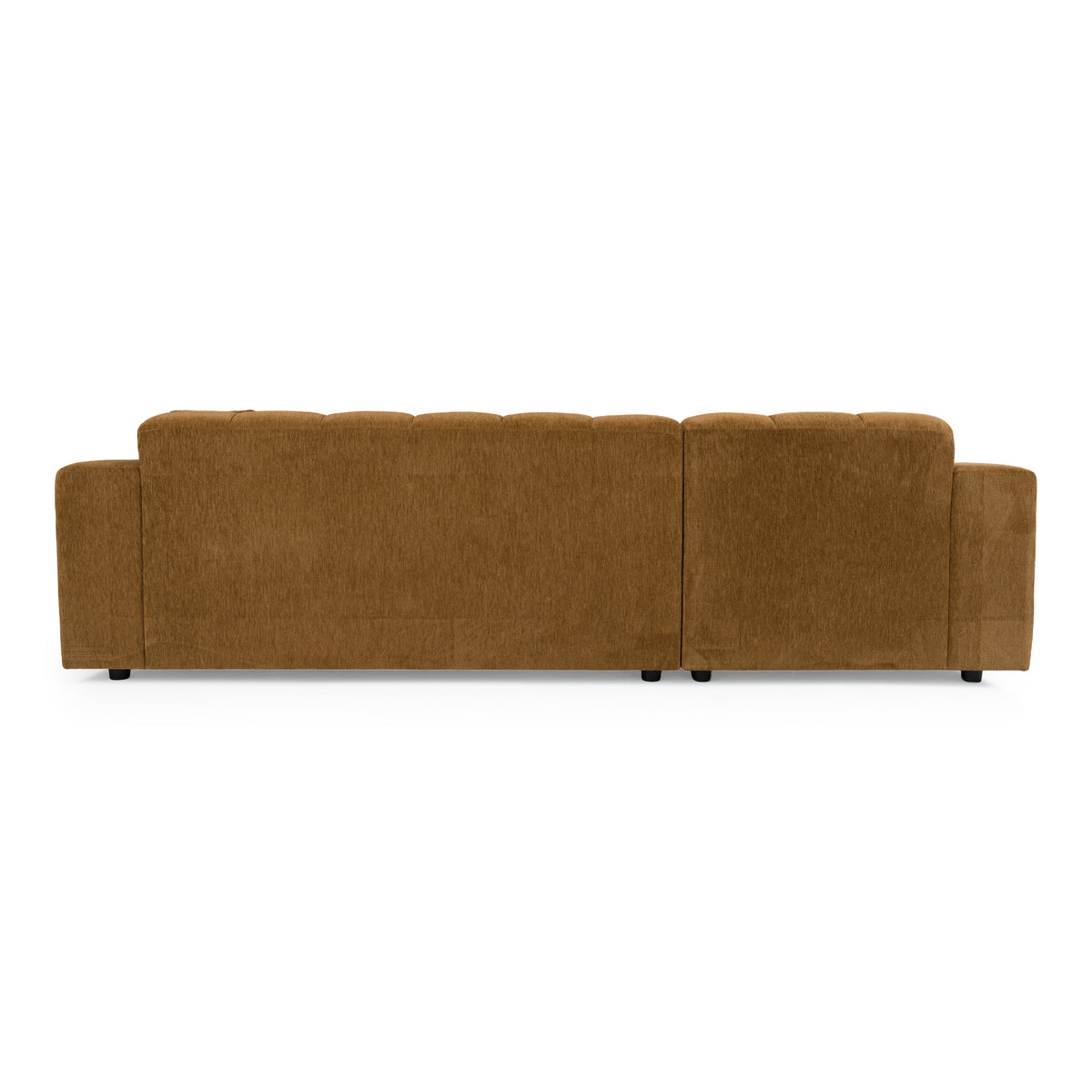 Shapiro Modern Brown Fabric Sectional Sofa with Left Facing Chaise