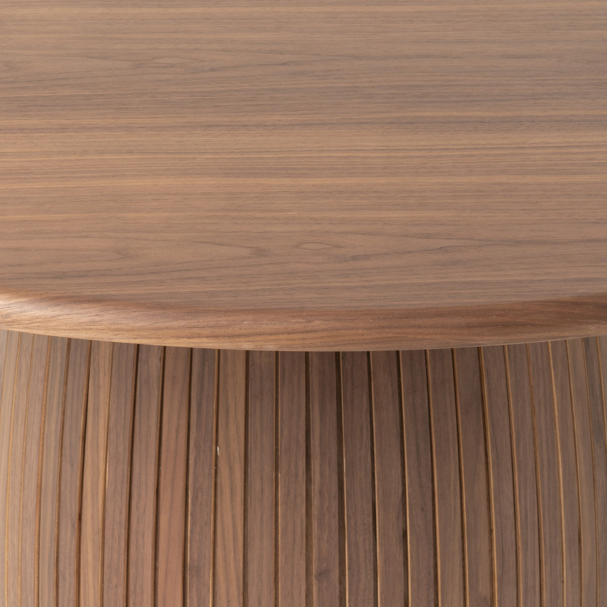 Sheridan Mid-Century Modern Walnut Round Dining Table