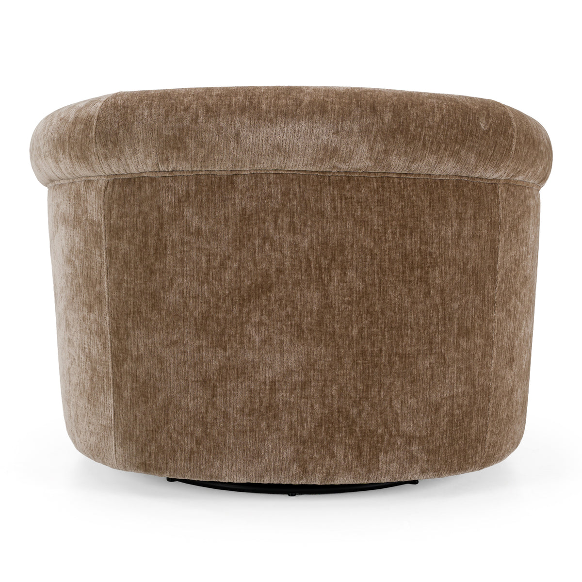 Sheth Modern Brown Fabric Accent Chair