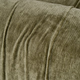 Siegal Modern Olive Green Fabric Sofa