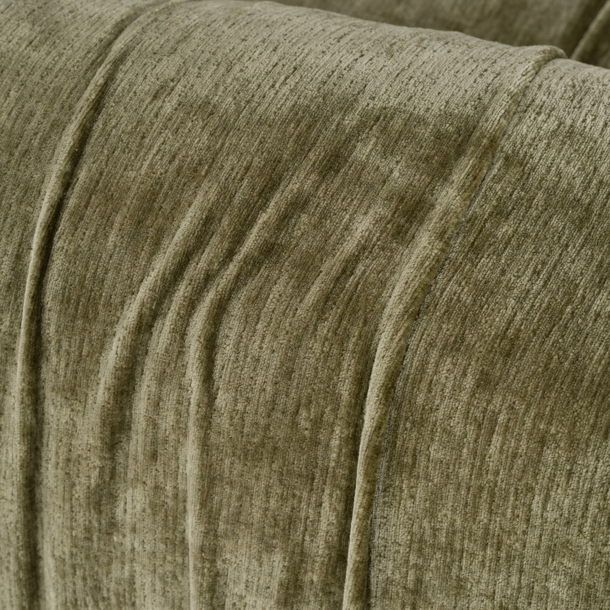 Siegal Modern Olive Green Fabric Sofa