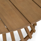 Sintra Outdoor Eucalyptus Round Dining Table