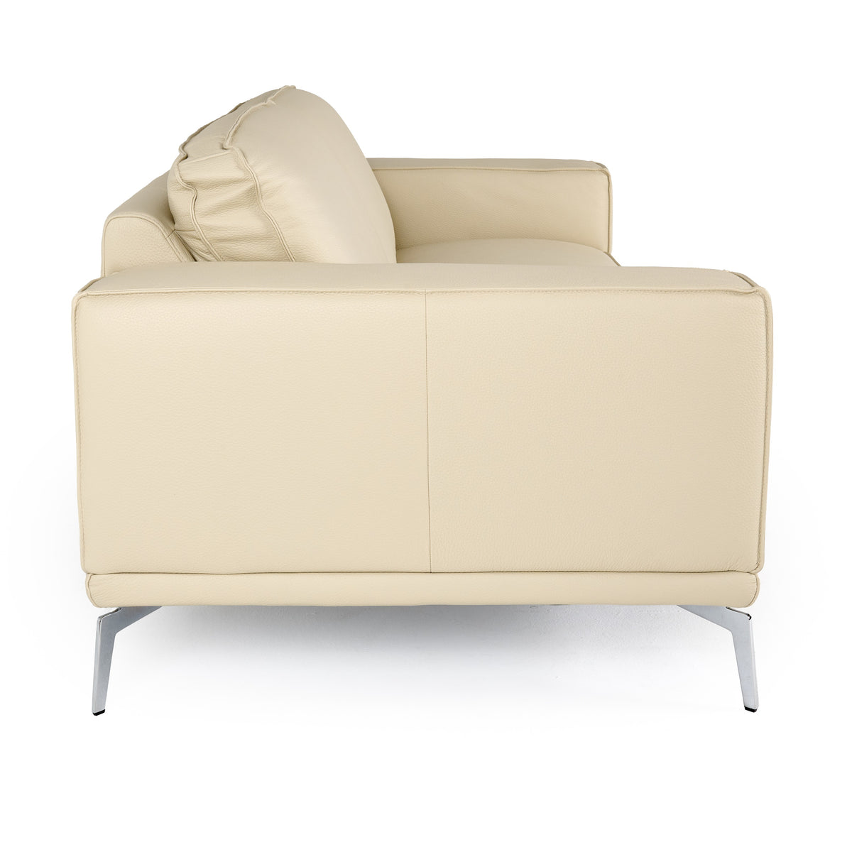 Soho Italian Off White Leather Sofa