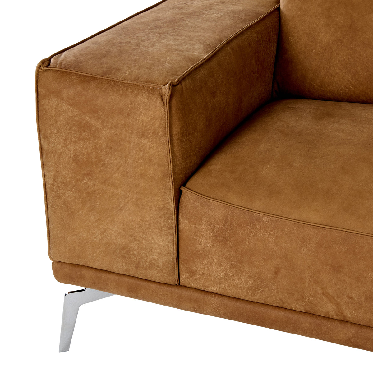 Soho Italian Vintage Cognac Leather Sofa
