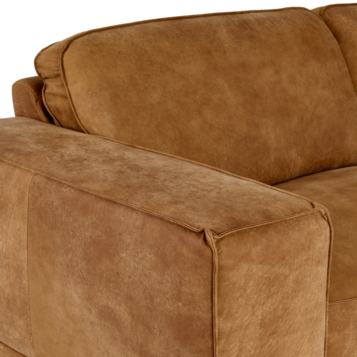 Soho Italian Vintage Cognac Leather Sofa