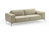 Soho Italian Grey Maya Cloud Leather Sofa