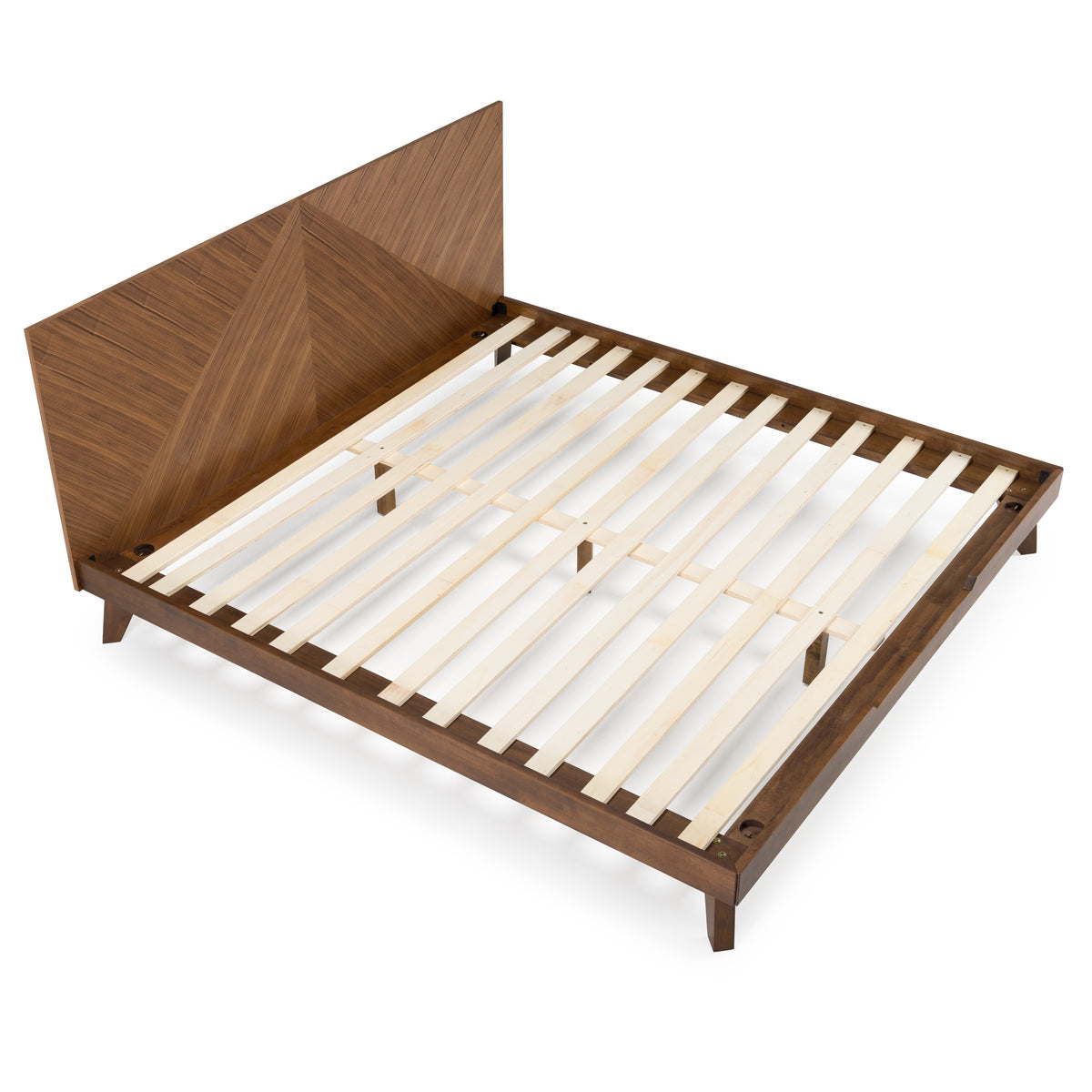 Soren Modern Walnut Bed