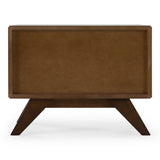Soria Mid-Century Walnut Nightstand