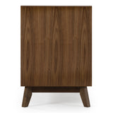 Soria Mid-Century Walnut Dresser