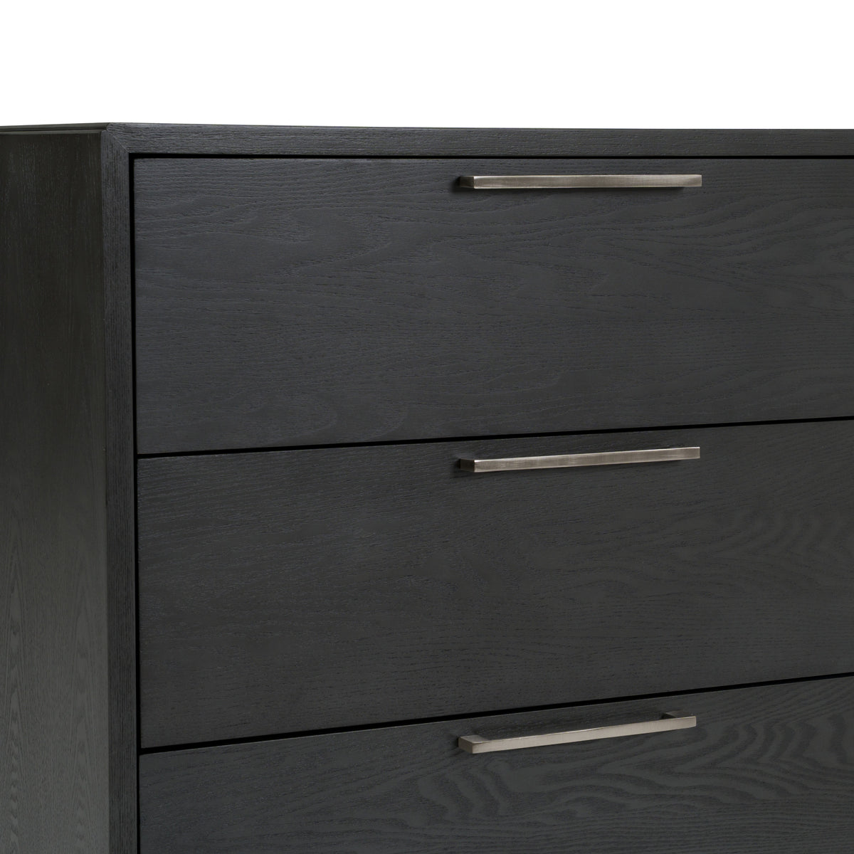 Yolonda + Soria Modern Dark Teal Fabric + Grey Wash 4-Piece Bedroom Set