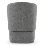 Souza Modern Grey Fabric Swivel Dining Chair