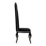 Sovereign Transitional Black Fabric Chair (Set of 2)