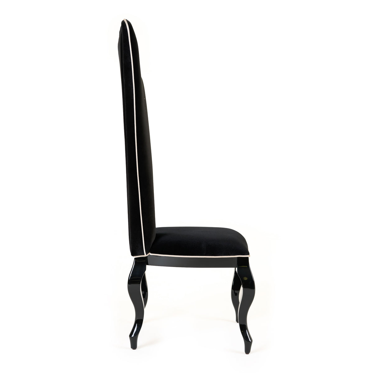 Sovereign Transitional Black Fabric Chair (Set of 2)