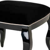 Sovereign Transitional Black Fabric Chair (Set of 2)